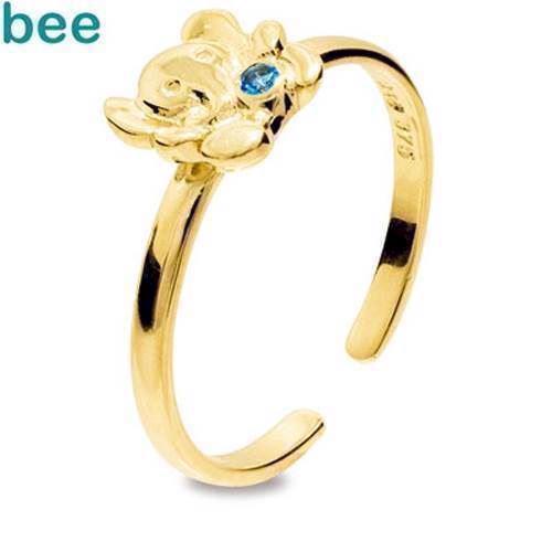 Image of Pige elefant guld ring